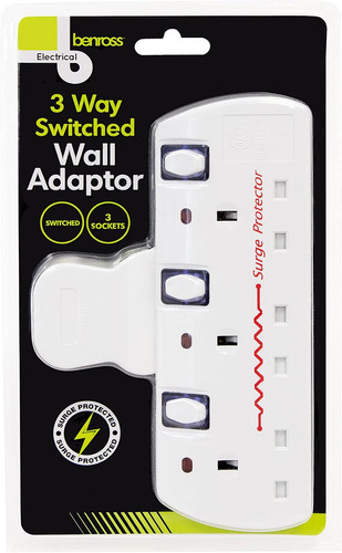 Way wall adaptor - 3, plug