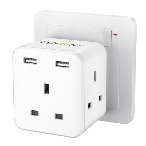 Multi plug extension with - multi, 2
