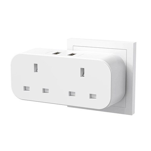 Double plug adaptor way - plug, 2