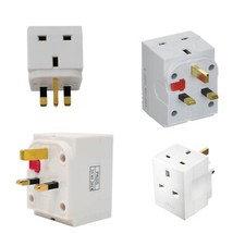 3 Way Gang Mains Socket