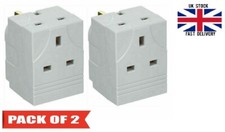 Pack of Two 3 Way Mains