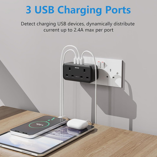 Mscien double plug adapter - mscien,