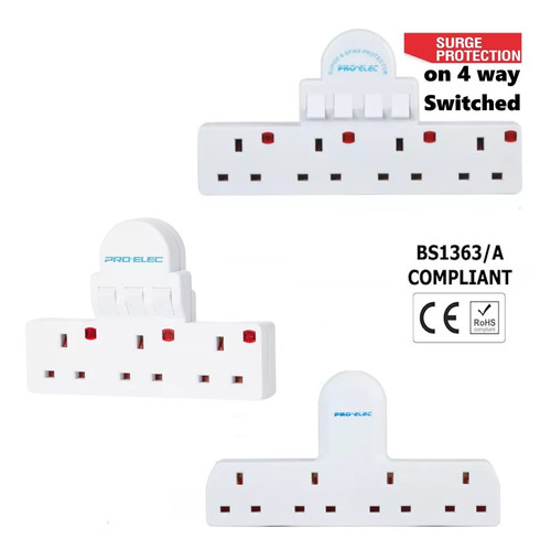 13a adaptor way gang - 13a,