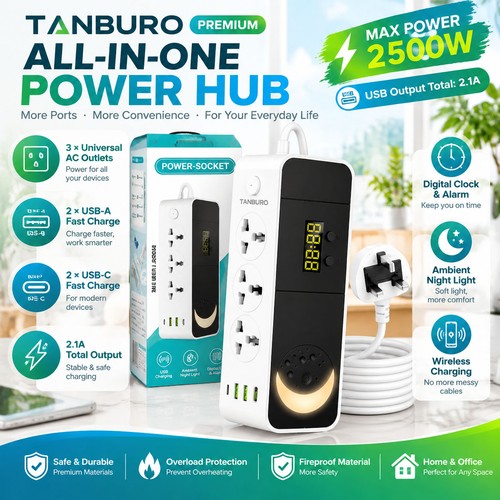Extension lead with usb - extension, port
