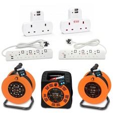 Multi Plug Extension Lead 2 3