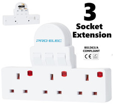 3 Way Extension Wall Socket