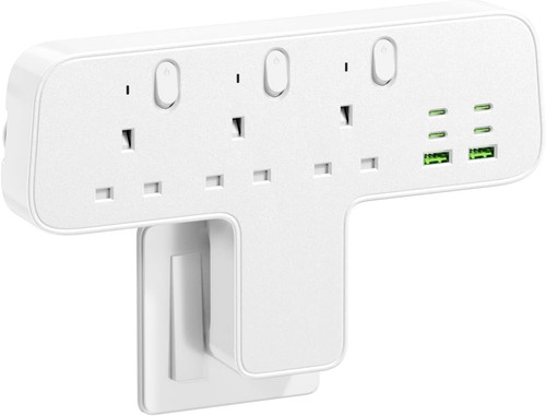 Plug extension socket - plug, 9-in-1