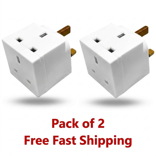 Way pin adaptor 13 amp - ,